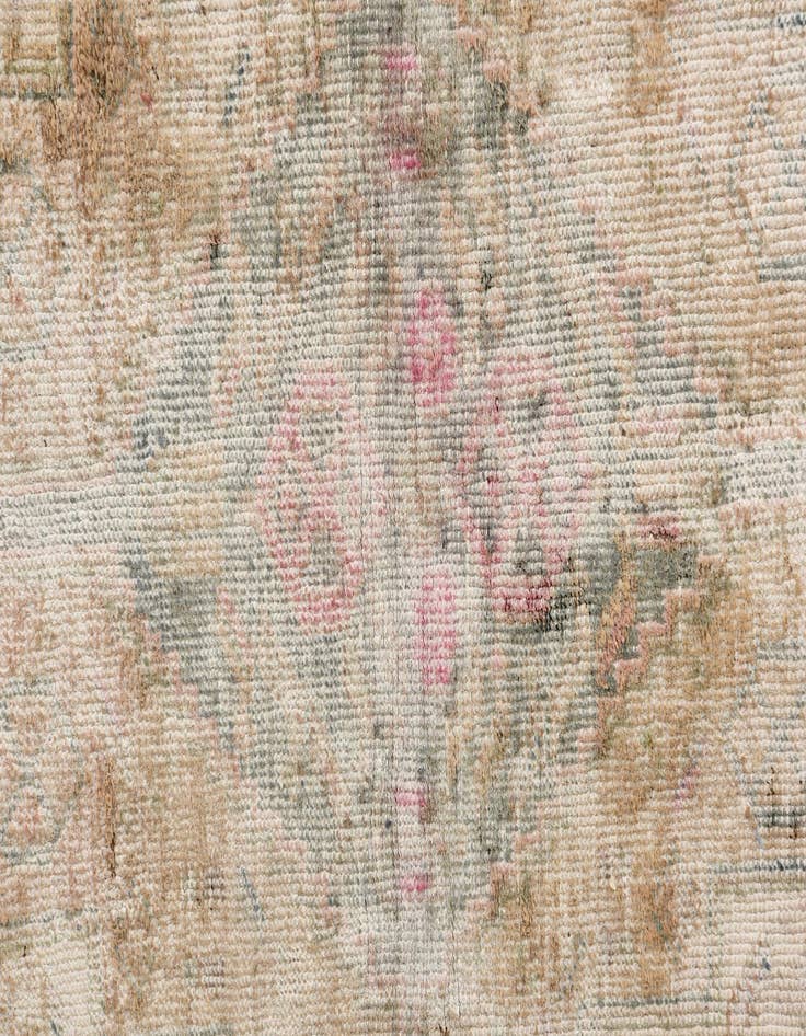 Detail image of 3' x 4' 2  Hand Knotted Ultra Vintage Persian Wool Rug