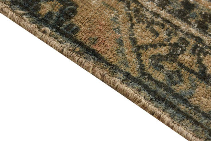 Detail image of 4' 2 x 6' 4 Hand Knotted Ultra Vintage Persian Wool Rug