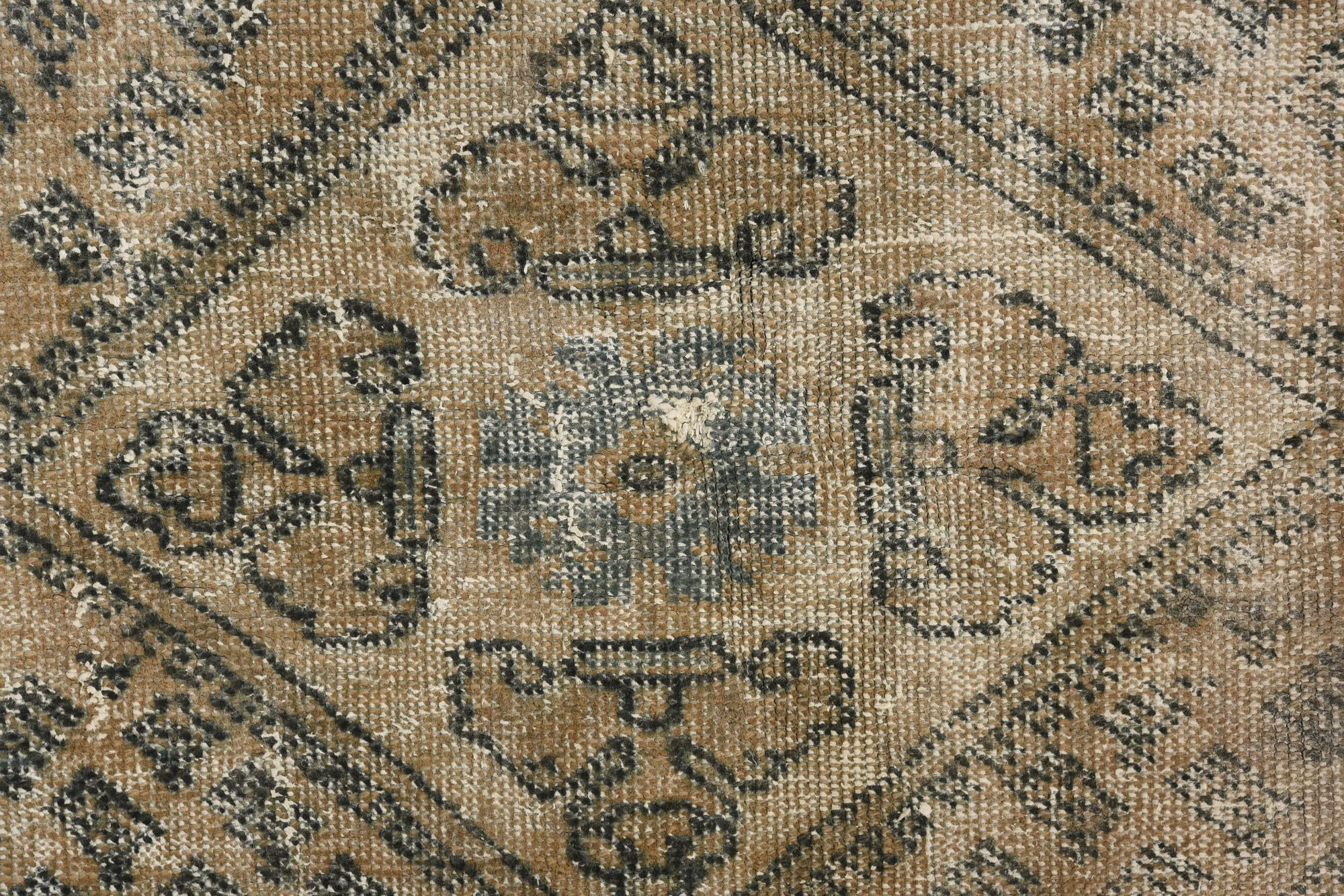 4' 2 x 6' 4 Hand Knotted Ultra Vintage Persian Wool Rug