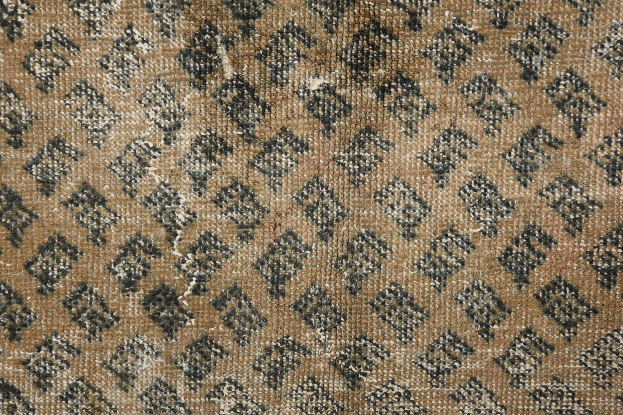 4' 2 x 6' 4 Hand Knotted Ultra Vintage Persian Wool Rug