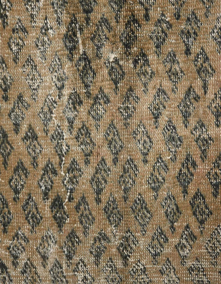 Detail image of 4' 2 x 6' 4  Hand Knotted Ultra Vintage Persian Wool Rug