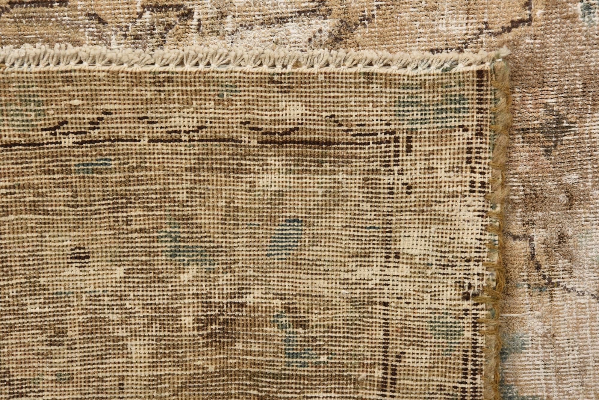 6' 3 x 9' 4 Hand Knotted Ultra Vintage Persian Wool Rug