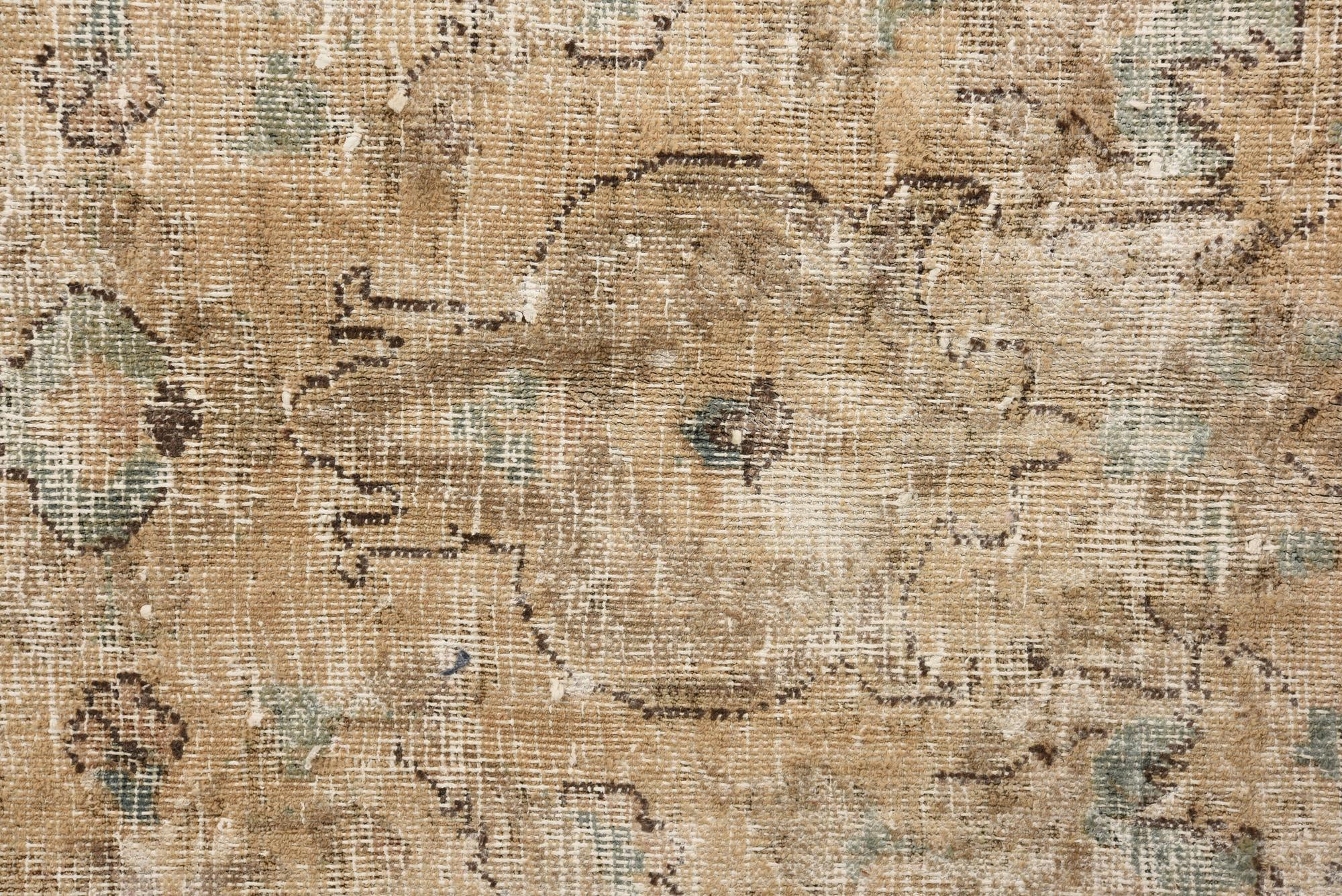 6' 3 x 9' 4 Hand Knotted Ultra Vintage Persian Wool Rug