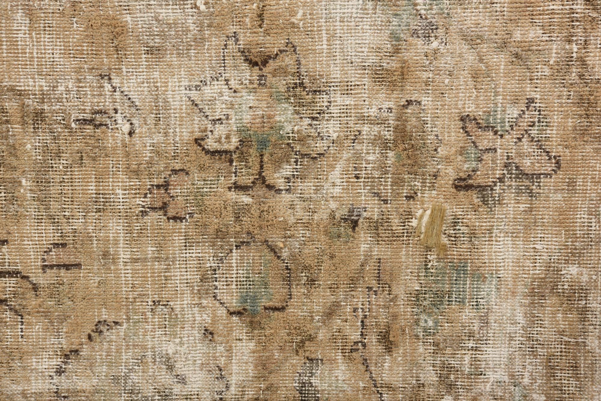 6' 3 x 9' 4 Hand Knotted Ultra Vintage Persian Wool Rug