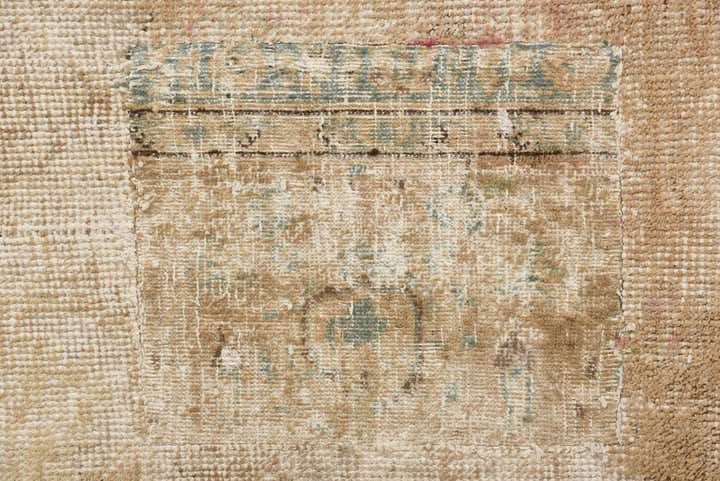 6' 5 x 9' 2 Hand Knotted Ultra Vintage Persian Wool Rug