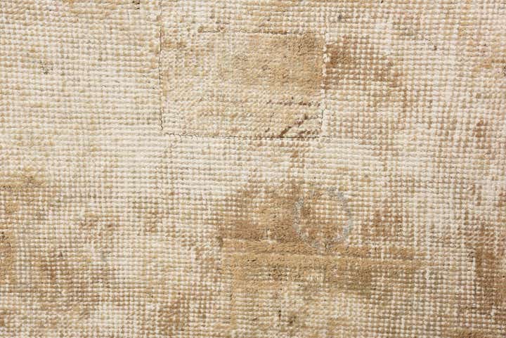 6' 5 x 9' 2 Hand Knotted Ultra Vintage Persian Wool Rug