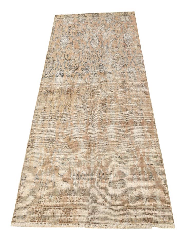 Detail image of 4' 9 x 7' 1  Hand Knotted Ultra Vintage Persian Wool Rug