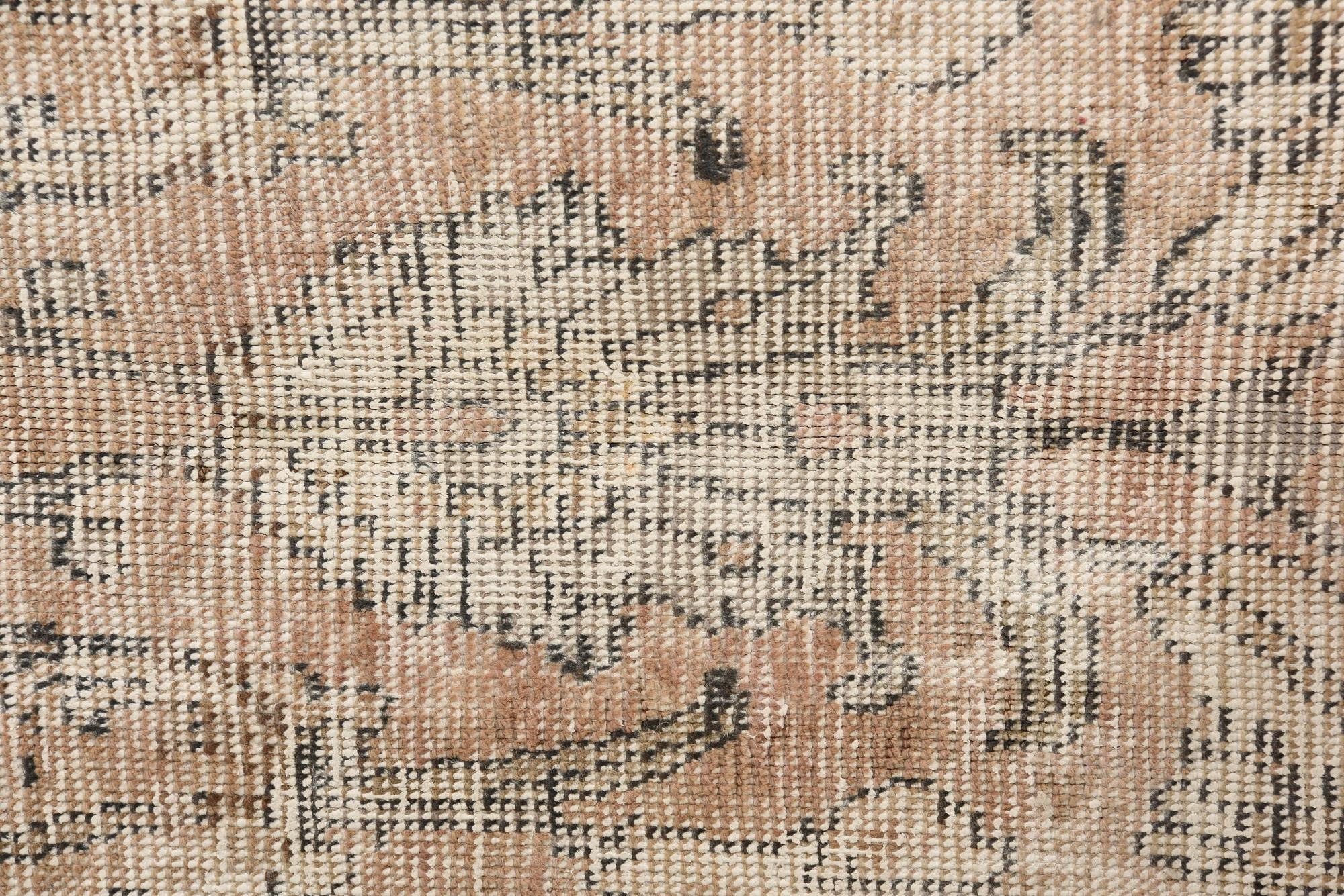 4' 9 x 7' 1 Hand Knotted Ultra Vintage Persian Wool Rug