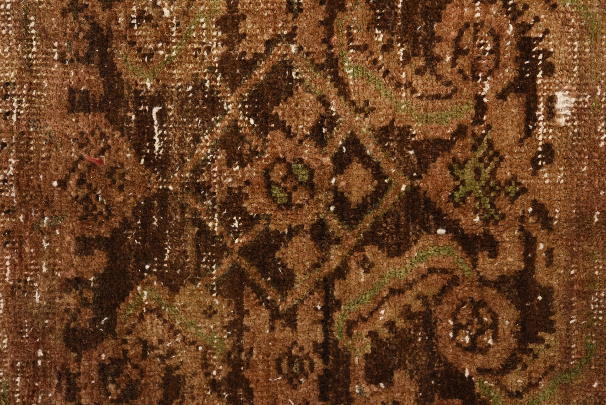 4' 2 x 6' 10 Hand Knotted Ultra Vintage Persian Wool Rug