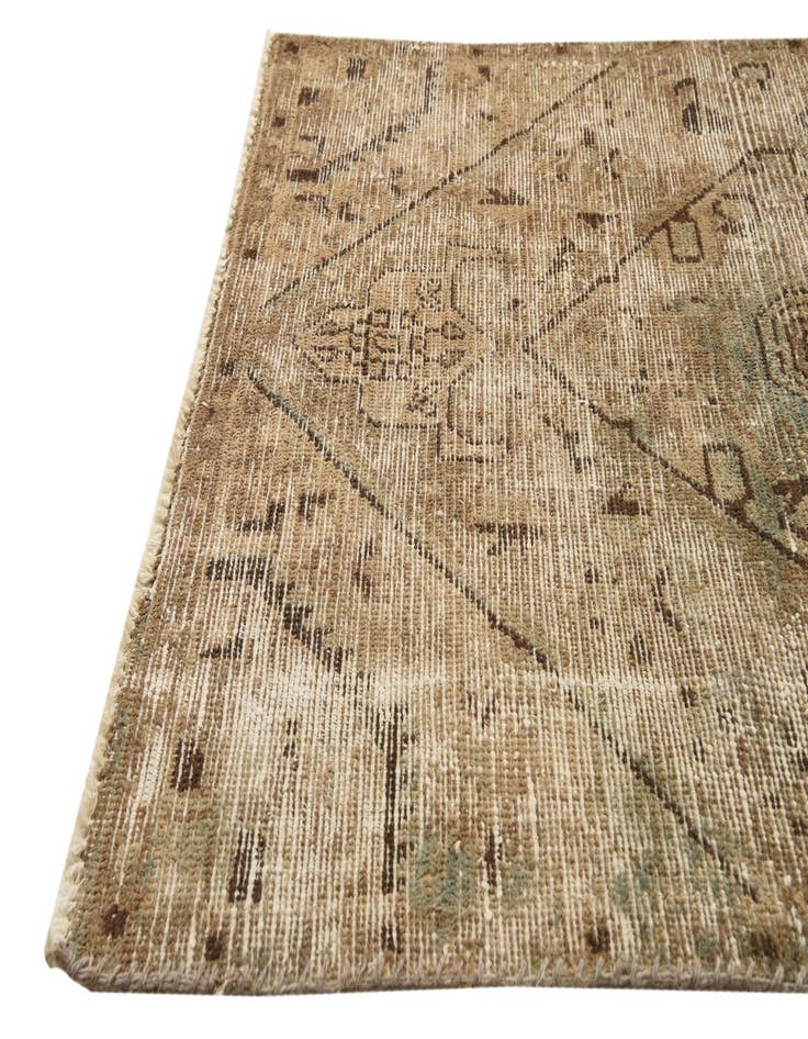 Detail image of 3' x 4' 4  Hand Knotted Ultra Vintage Persian Wool Rug