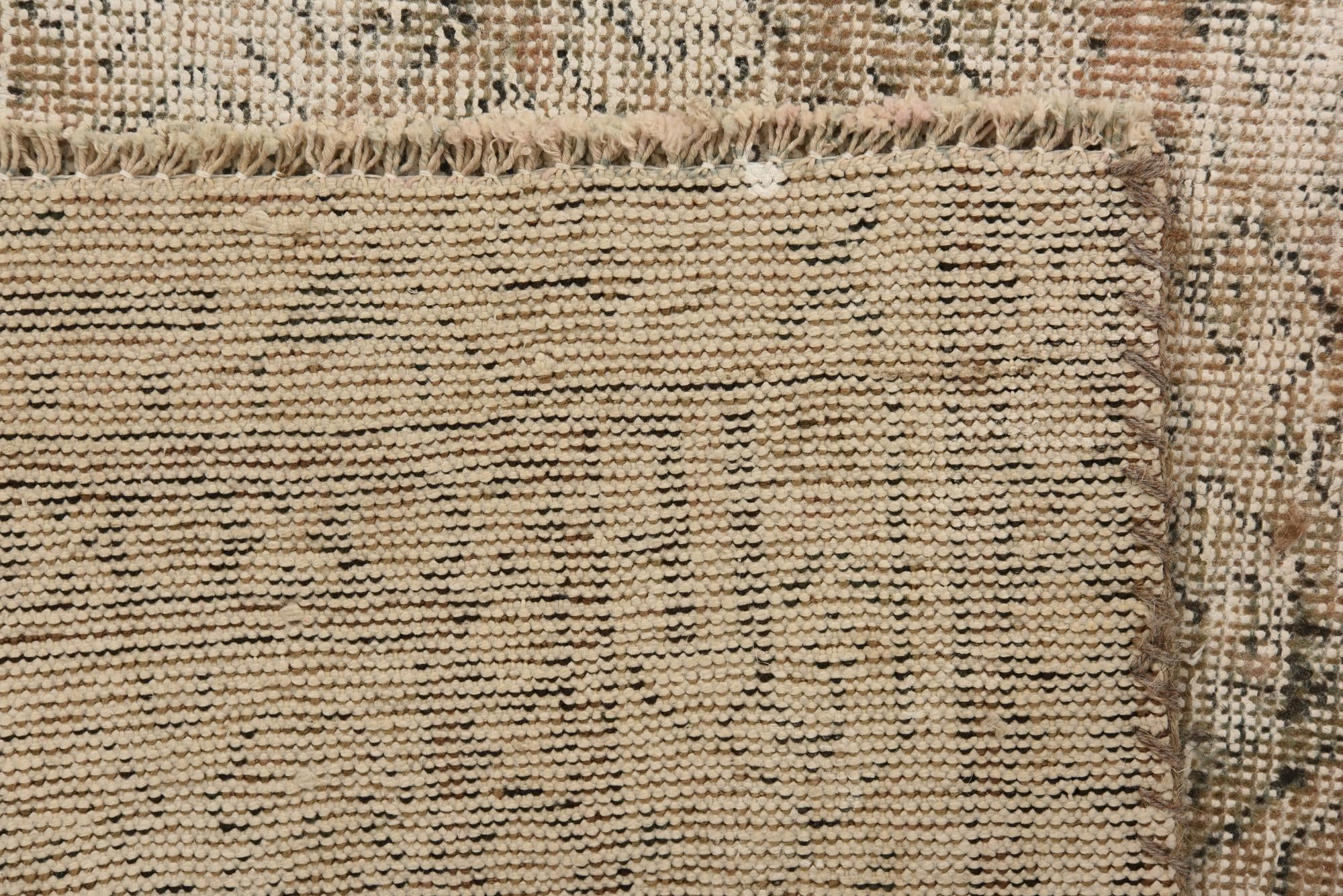 4' 3 x 6' 5 Hand Knotted Ultra Vintage Persian Wool Rug