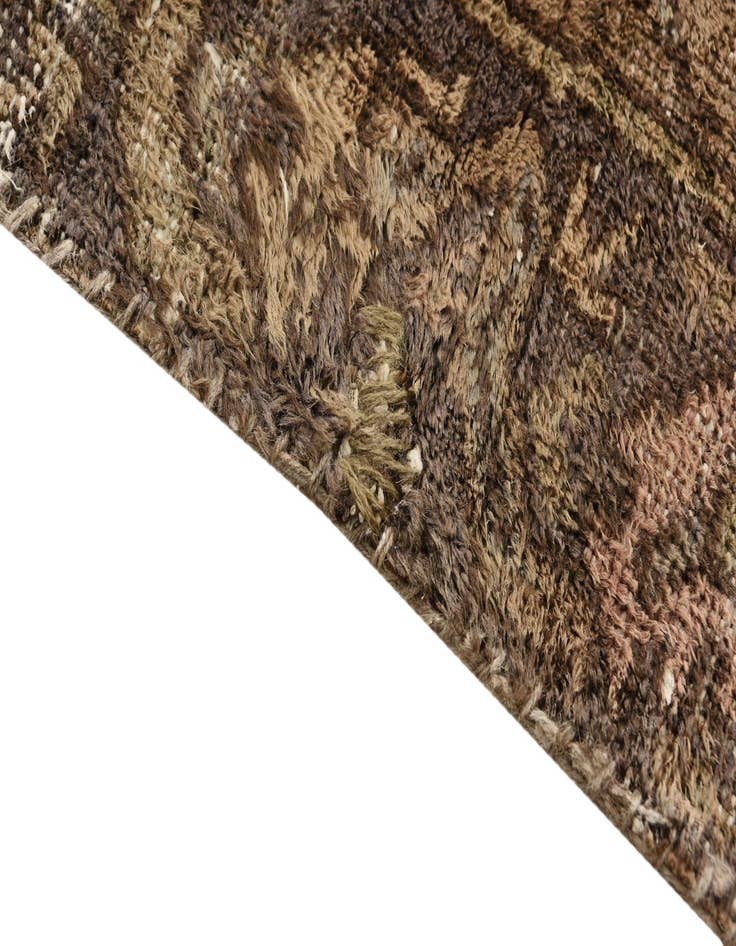 Detail image of 3' 9 x 6' 1  Hand Knotted Ultra Vintage Persian Wool Rug