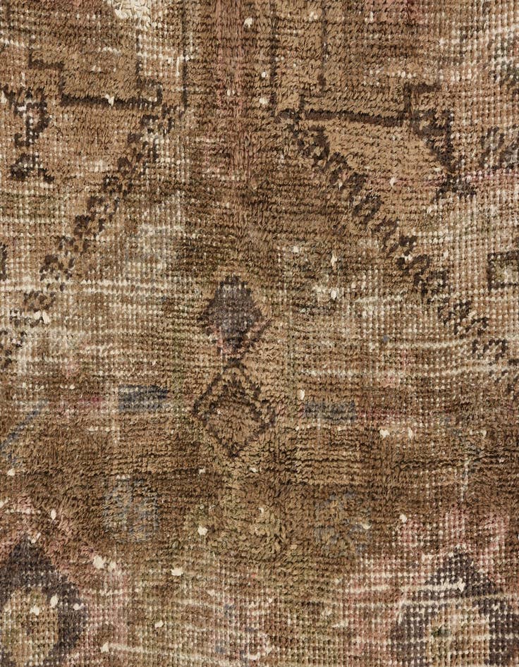 Detail image of 3' 9 x 6' 1  Hand Knotted Ultra Vintage Persian Wool Rug