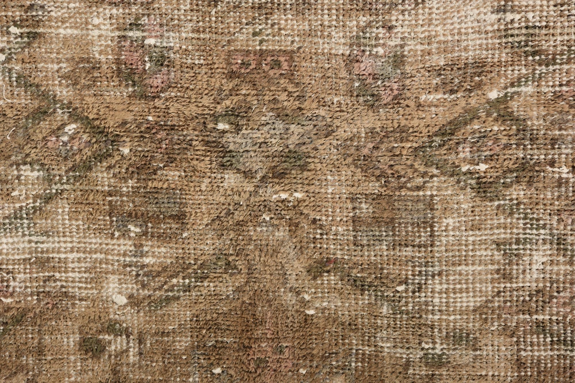 3' 9 x 6' 1 Hand Knotted Ultra Vintage Persian Wool Rug