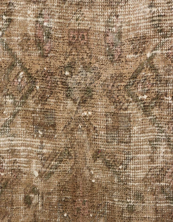 Detail image of 3' 9 x 6' 1  Hand Knotted Ultra Vintage Persian Wool Rug