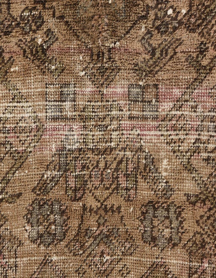 Detail image of 3' 9 x 6' 1  Hand Knotted Ultra Vintage Persian Wool Rug