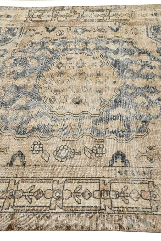 205cm x 295cm Noué main Ultra Vintage Tapis Persan Laine