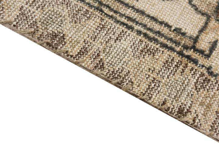 205cm x 295cm Noué main Ultra Vintage Tapis Persan Laine
