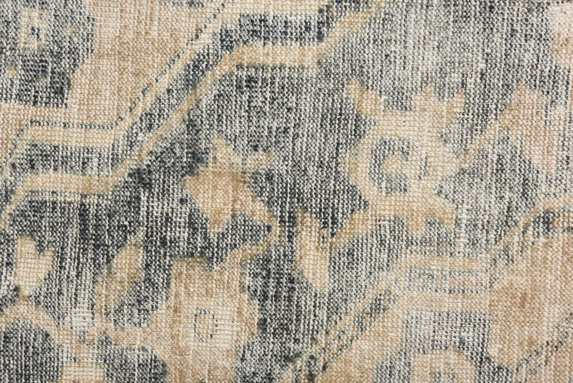 6' 8 x 9' 8 Hand Knotted Ultra Vintage Persian Wool Rug
