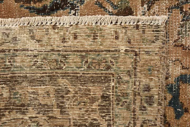 6' x 9' 2 Hand Knotted Ultra Vintage Persian Wool Rug