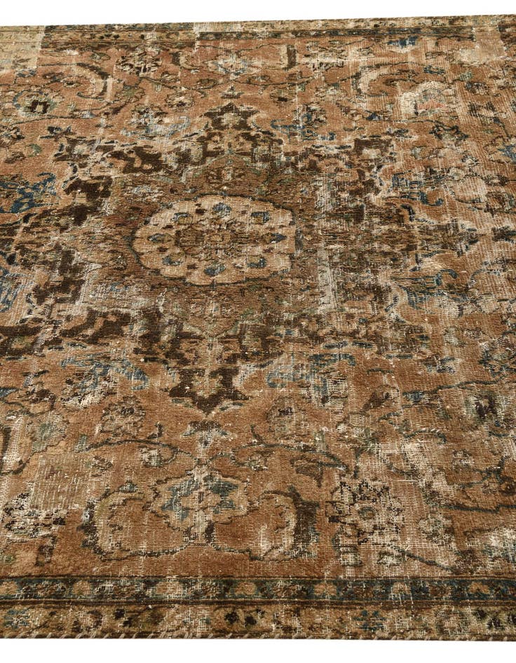 Detail image of 6' x 9' 2  Hand Knotted Ultra Vintage Persian Wool Rug