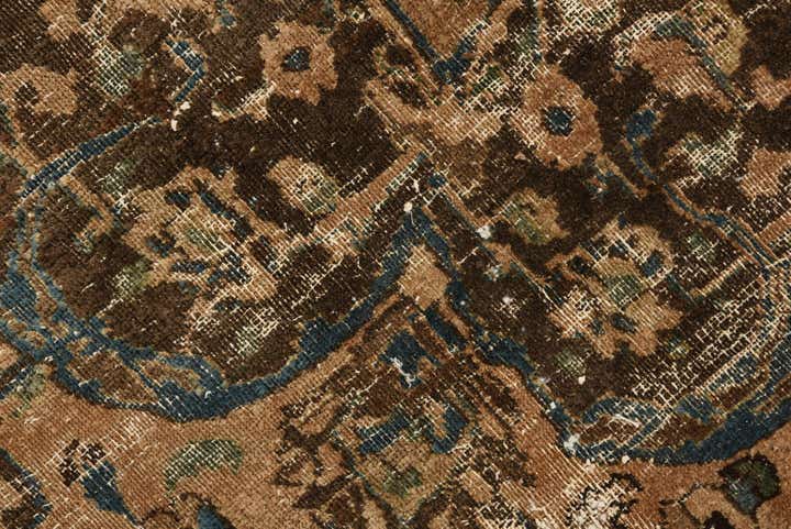 6' x 9' 2 Hand Knotted Ultra Vintage Persian Wool Rug