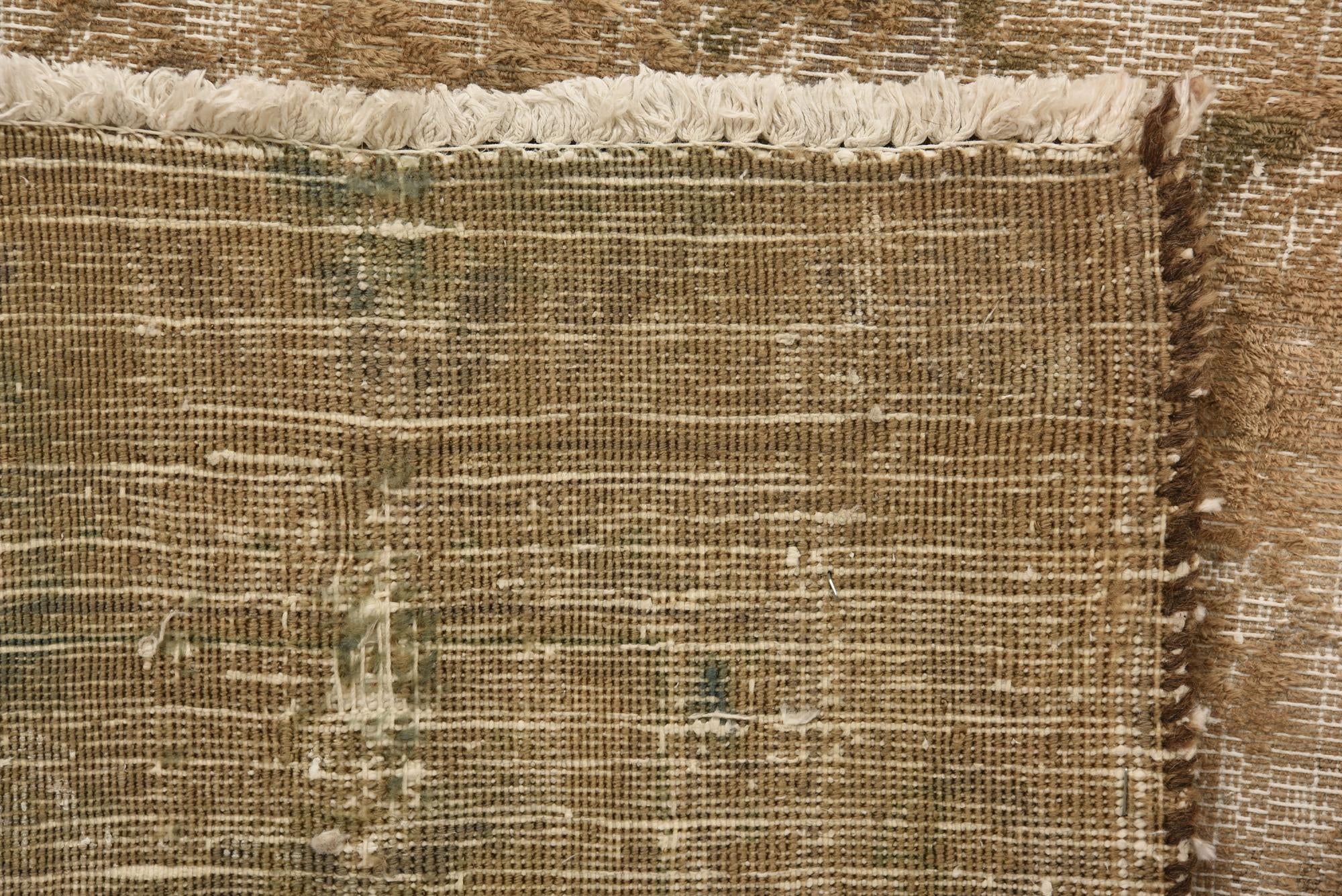 7' 3 x 9' 8 Hand Knotted Ultra Vintage Persian Wool Rug