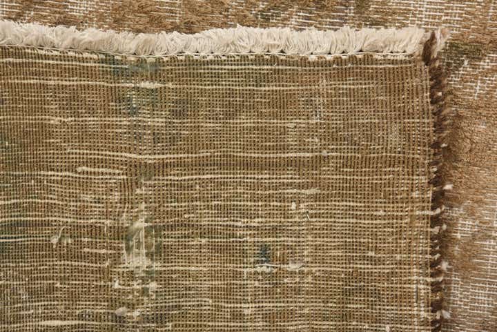 7' 3 x 9' 8 Hand Knotted Ultra Vintage Persian Wool Rug