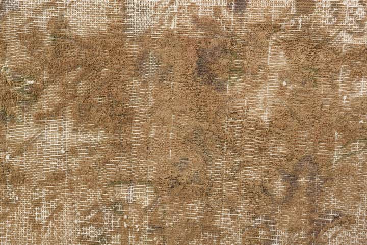 7' 3 x 9' 8 Hand Knotted Ultra Vintage Persian Wool Rug