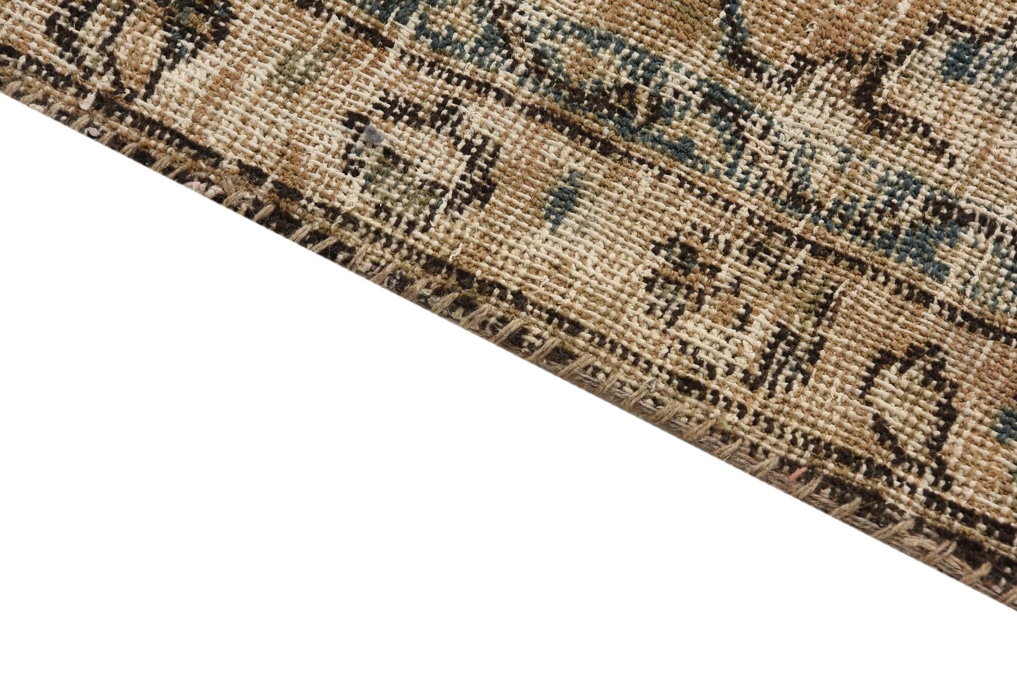 7' 4 x 10' 6 Hand Knotted Ultra Vintage Persian Wool Rug