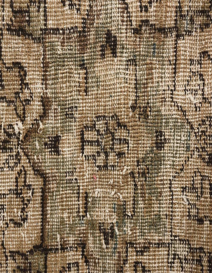 Detail image of 7' 4 x 10' 6  Hand Knotted Ultra Vintage Persian Wool Rug