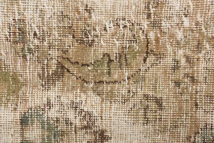7' 8 x 9' 8 Hand Knotted Ultra Vintage Persian Wool Rug