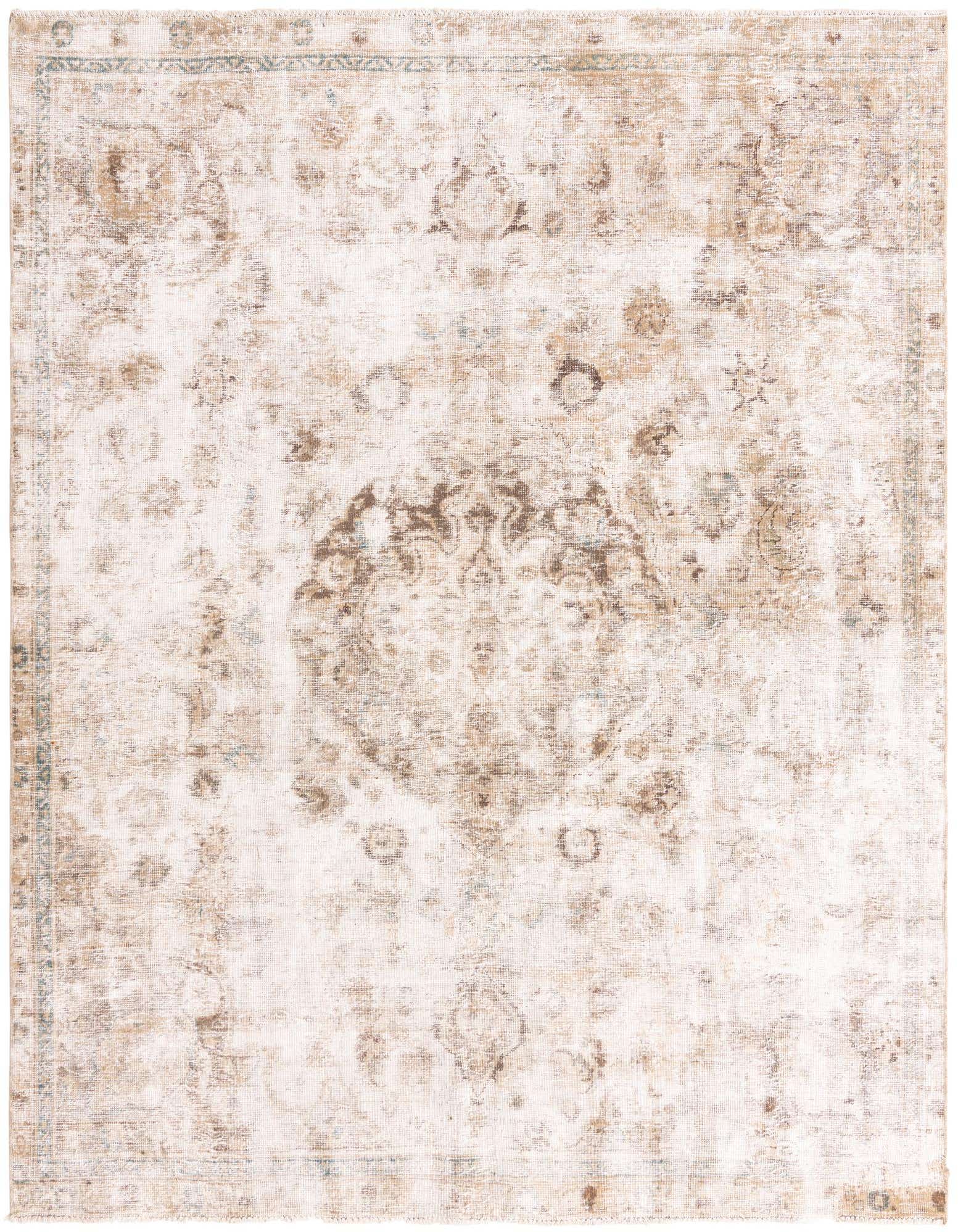 Primary image 7' 8 x 9' 8  Hand Knotted Ultra Vintage Persian Wool Rug