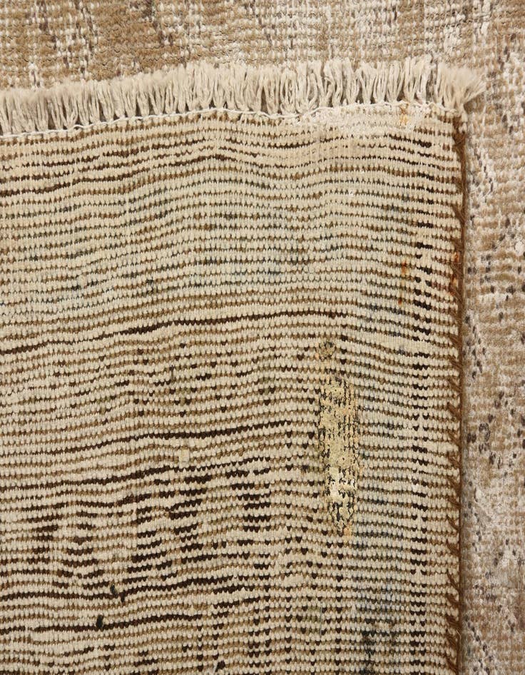 Detail image of 7' x 10' 7  Hand Knotted Ultra Vintage Persian Wool Rug