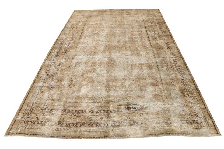 Detailansicht von 215cm x 325cm Handgeknüpft Ultra Vintage Persisch Wolle Teppich
