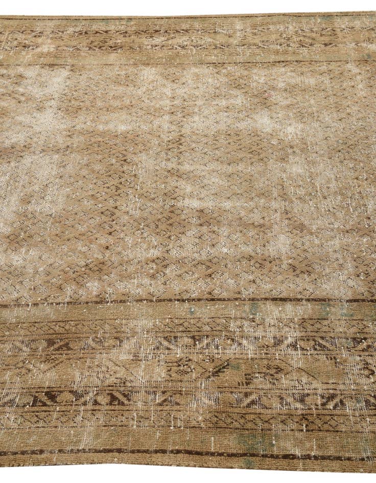 Detail image of 7' x 10' 7  Hand Knotted Ultra Vintage Persian Wool Rug