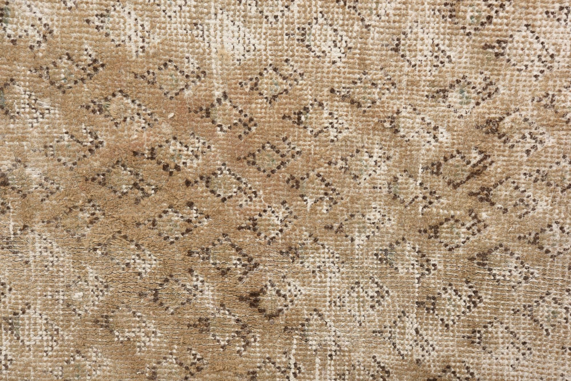 7' x 10' 7 Hand Knotted Ultra Vintage Persian Wool Rug