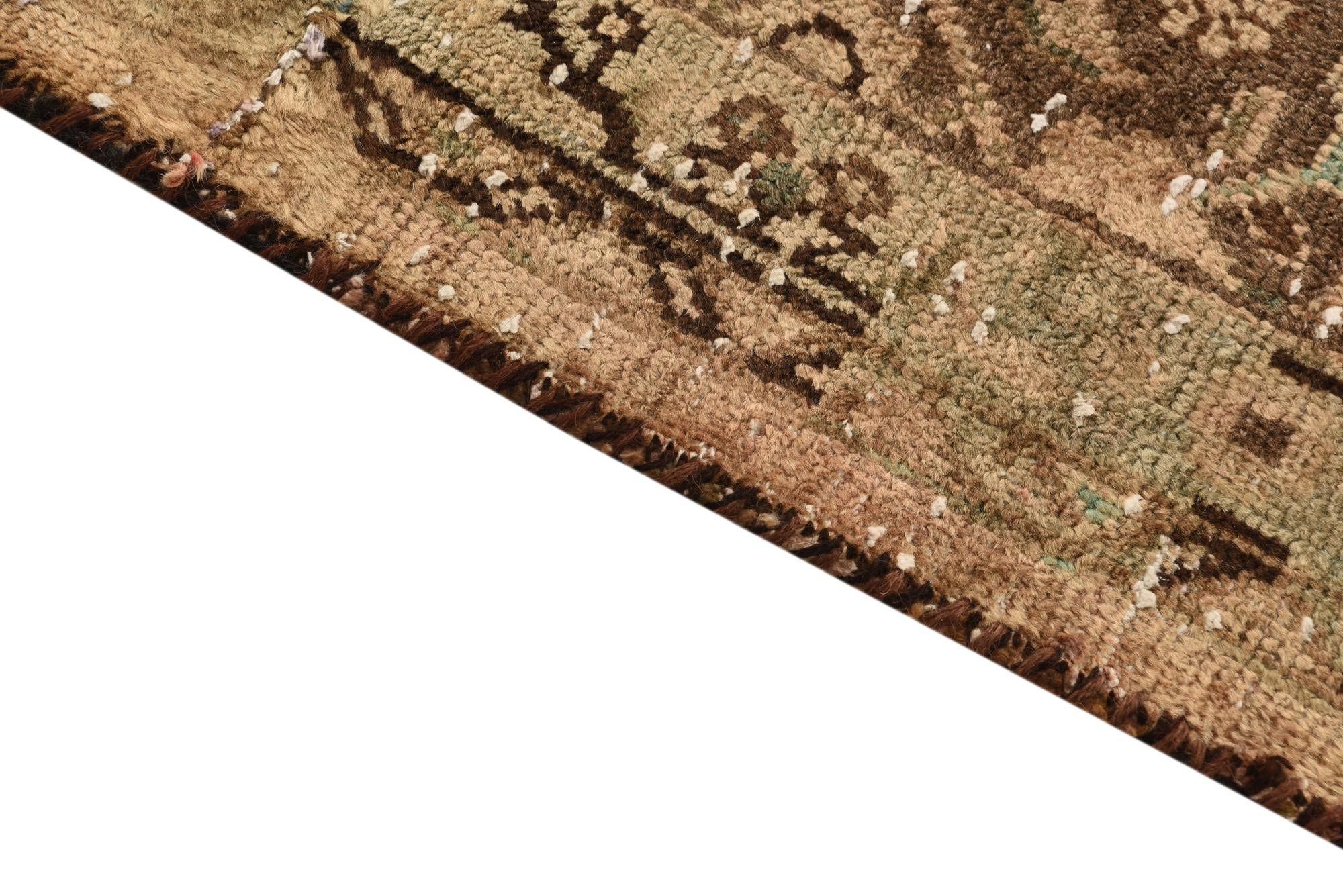 6' 8 x 10' 4 Hand Knotted Ultra Vintage Persian Wool Rug