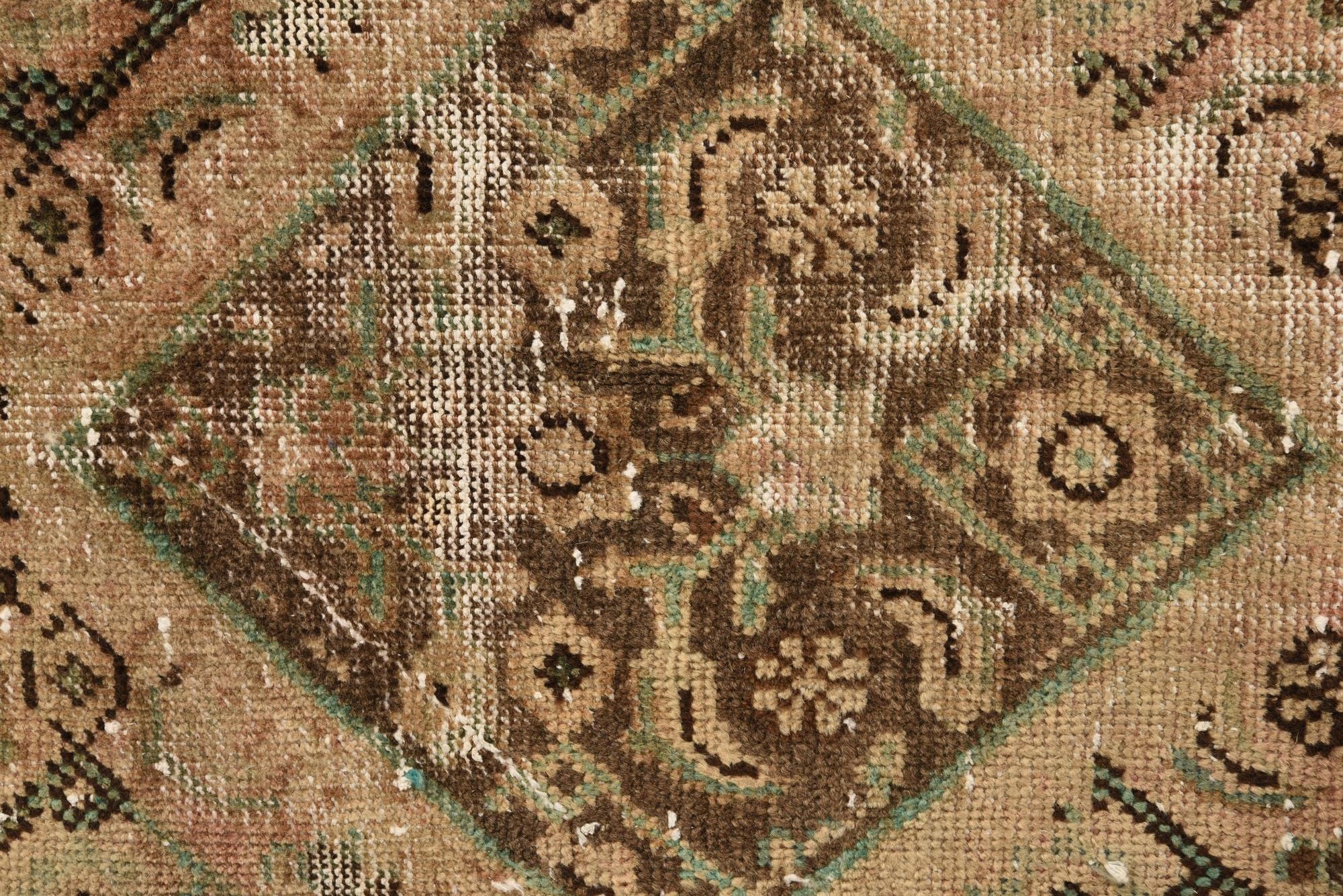 6' 8 x 10' 4 Hand Knotted Ultra Vintage Persian Wool Rug
