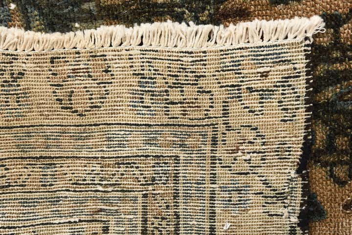 6' 1 x 9' 2 Hand Knotted Ultra Vintage Persian Wool Rug