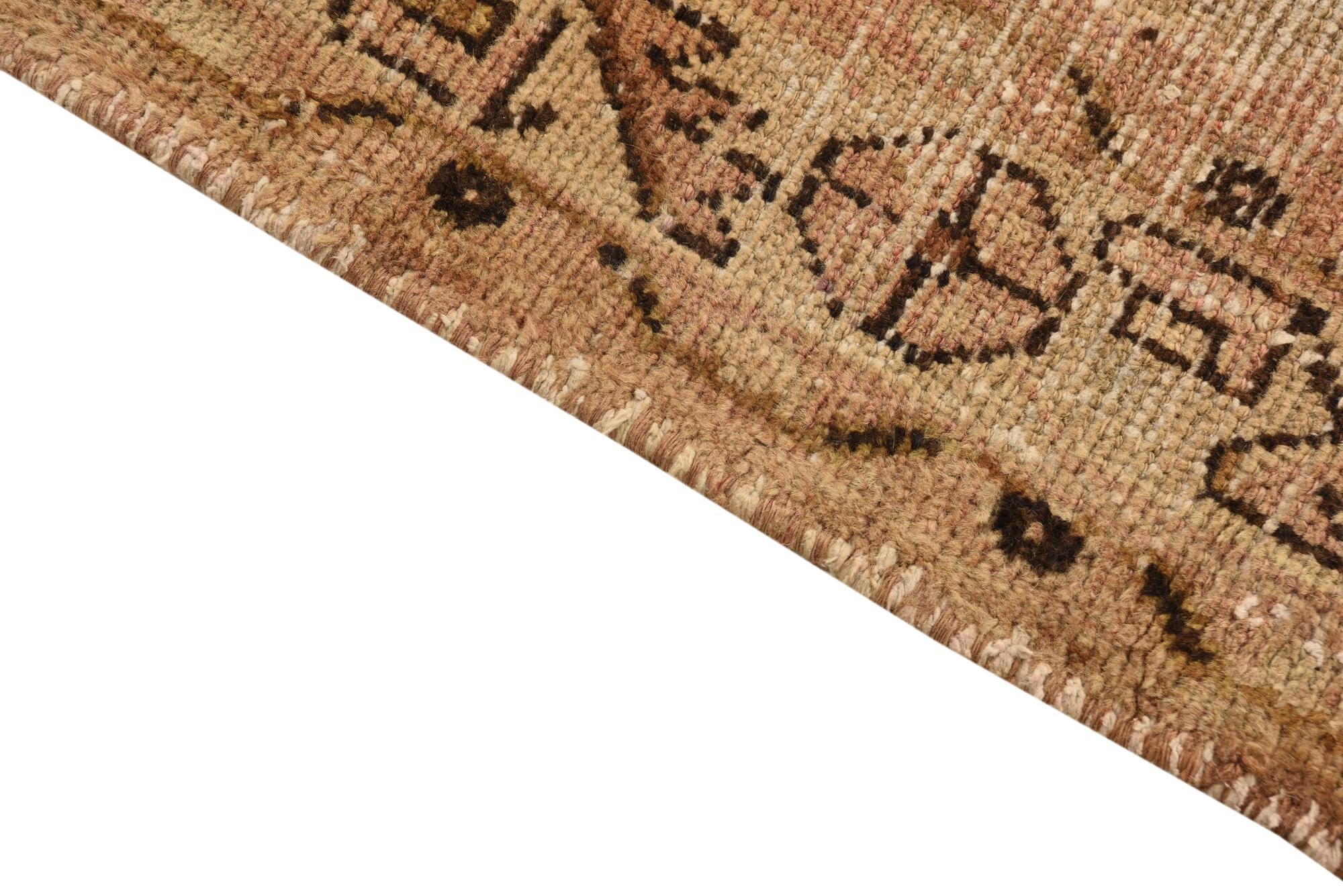 3' 6 x 4' 8 Hand Knotted Ultra Vintage Persian Wool Rug
