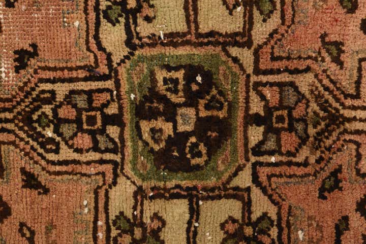 3' 5 x 6' 6 Hand Knotted Ultra Vintage Persian Wool Rug