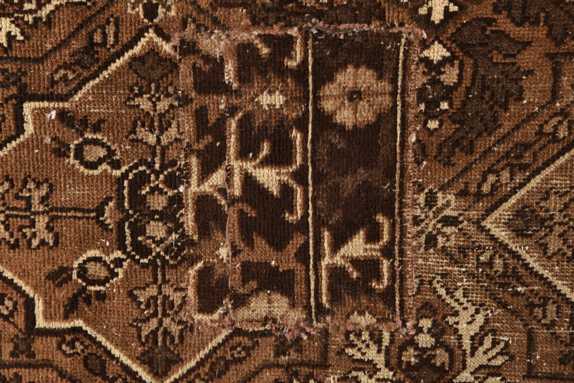 7' 1 x 10' 4 Hand Knotted Ultra Vintage Persian Wool Rug