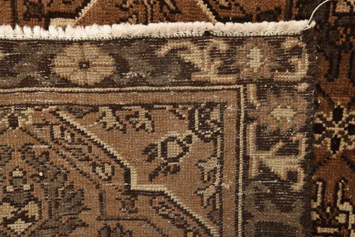 7' 1 x 10' 4 Hand Knotted Ultra Vintage Persian Wool Rug