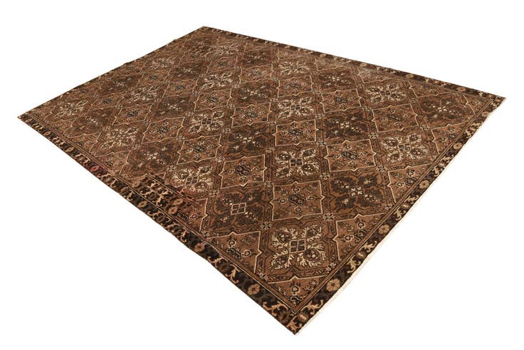 Detail image of 7' 1 x 10' 4 Hand Knotted Ultra Vintage Persian Wool Rug
