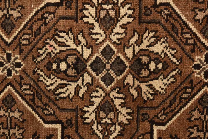 7' 1 x 10' 4 Hand Knotted Ultra Vintage Persian Wool Rug