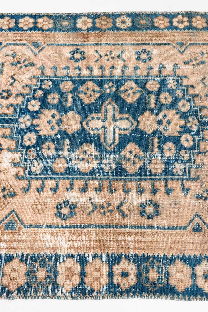 3' 3 x 5' 9 Hand Knotted Ultra Vintage Persian Wool Rug