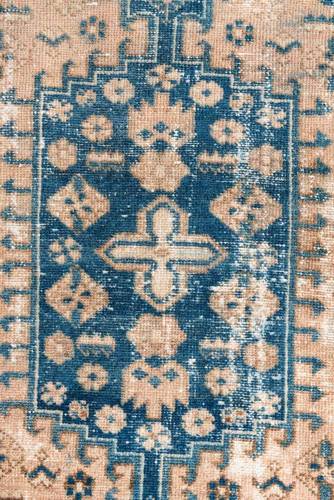 3' 3 x 5' 9 Hand Knotted Ultra Vintage Persian Wool Rug