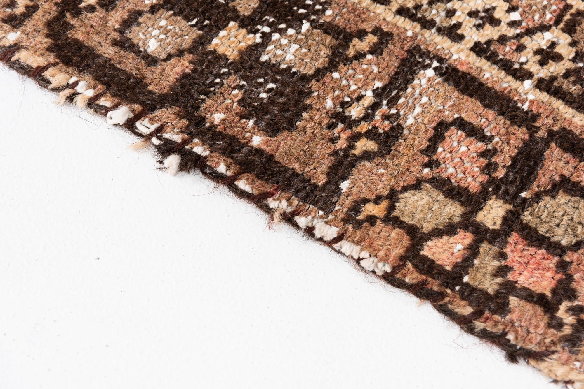 4' x 6' 8 Hand Knotted Ultra Vintage Persian Wool Rug