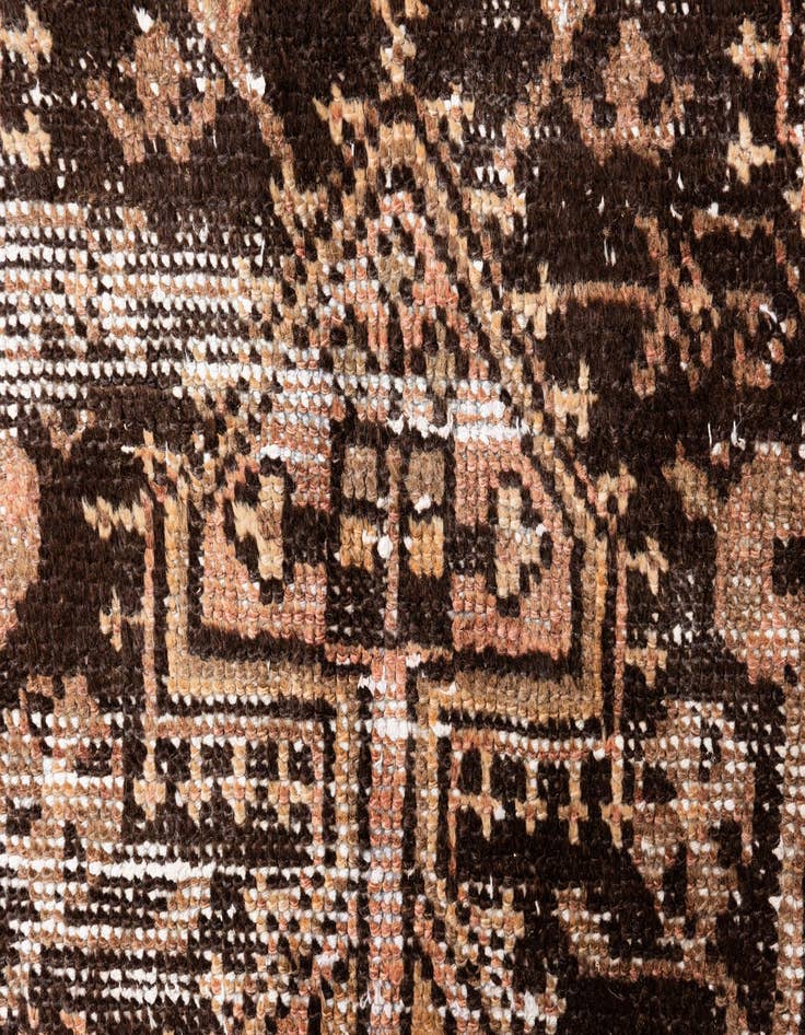 Detail image of 4' x 6' 8  Hand Knotted Ultra Vintage Persian Wool Rug